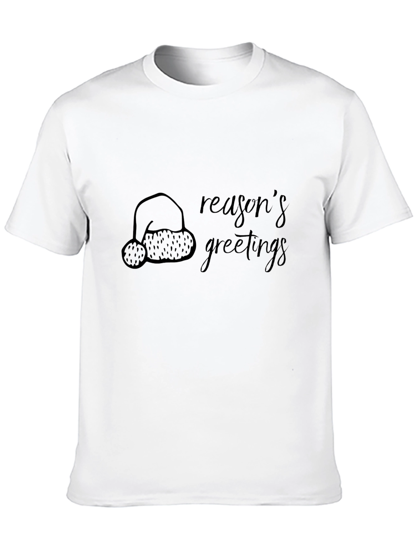 Reasons Greetings Black T-Shirt