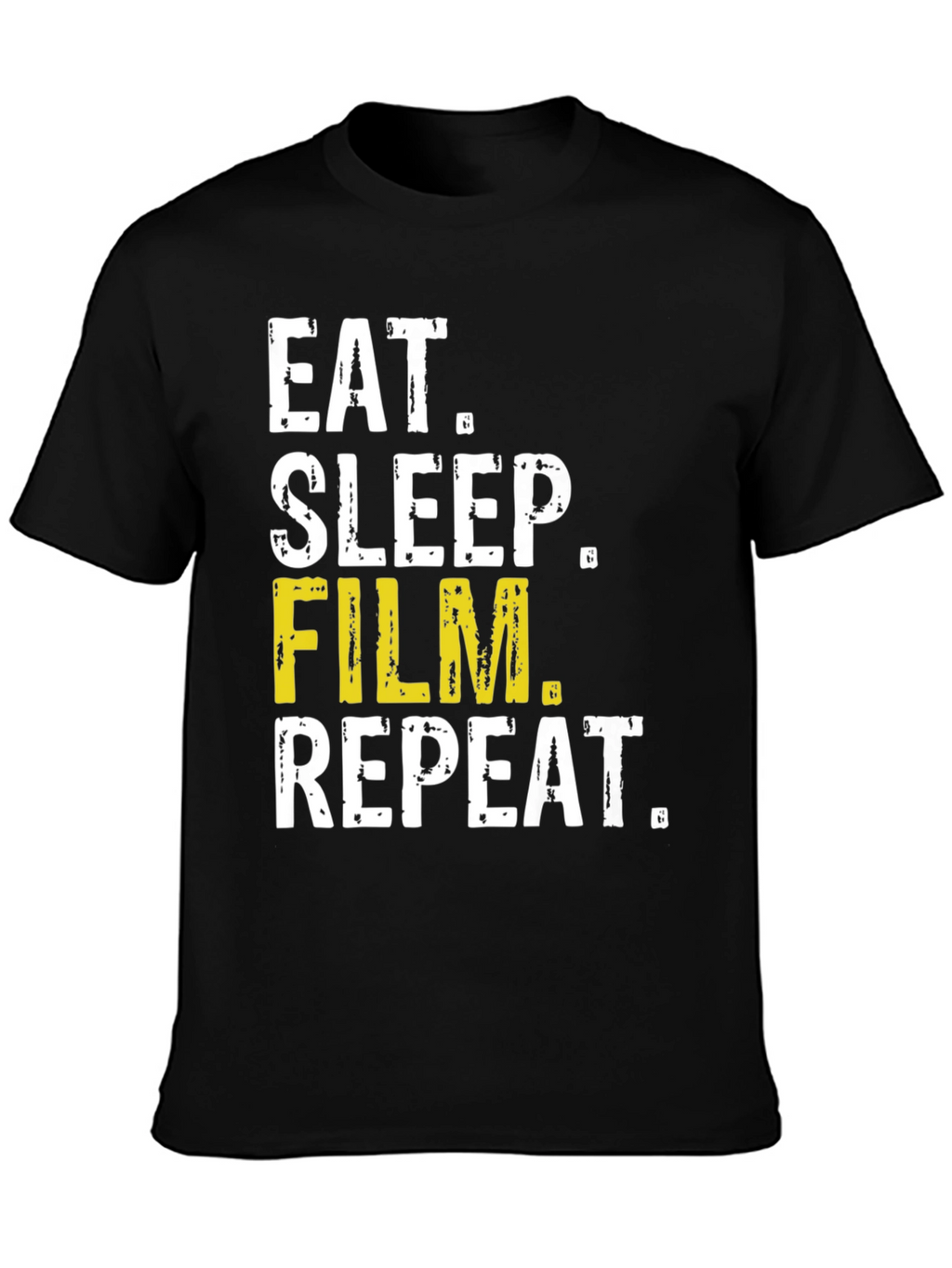 Eat Sleep Film Repeat T-Shirt