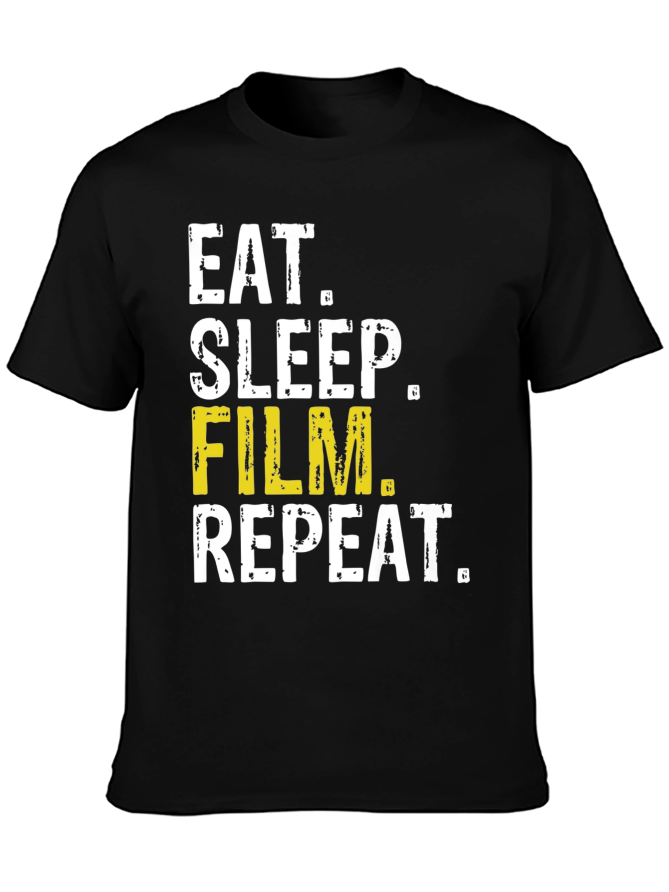 Eat Sleep Film Repeat T-Shirt