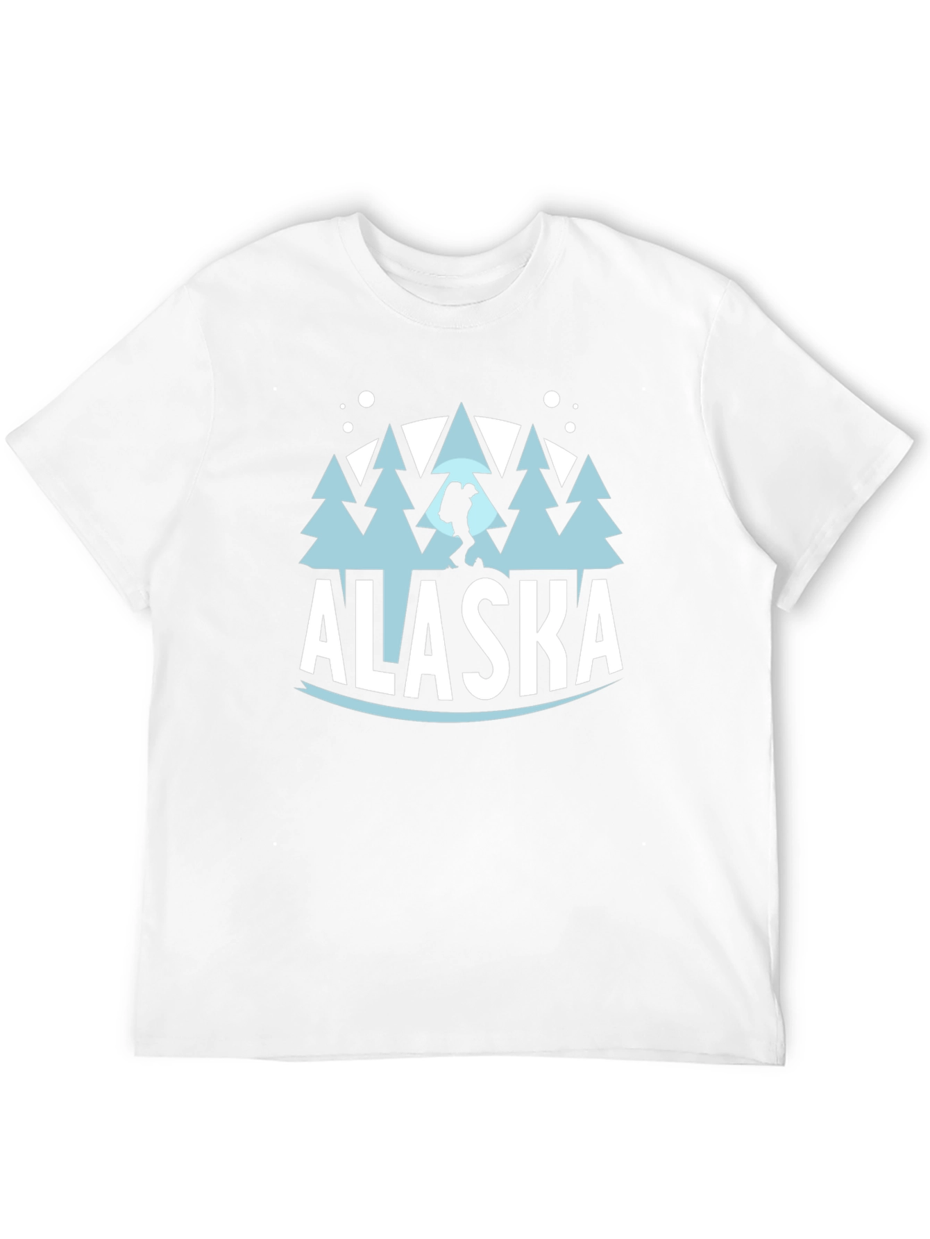 Alaska Graphic Print Crew Neck T-Shirt