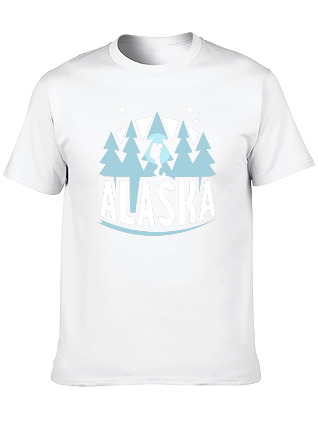 Alaska Graphic Print Crew Neck T-Shirt