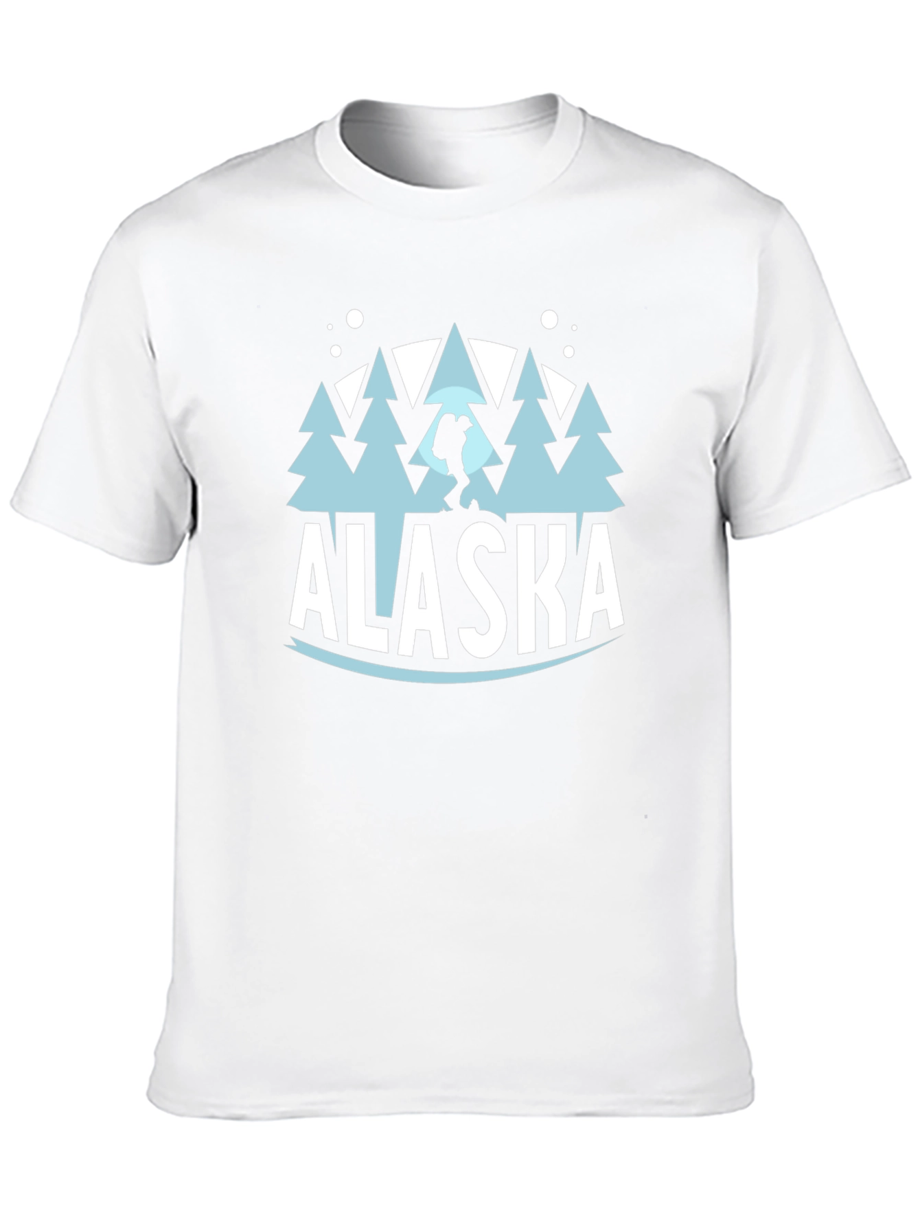 Alaska Graphic Print Crew Neck T-Shirt