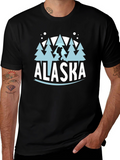 Alaska Graphic Print Crew Neck T-Shirt