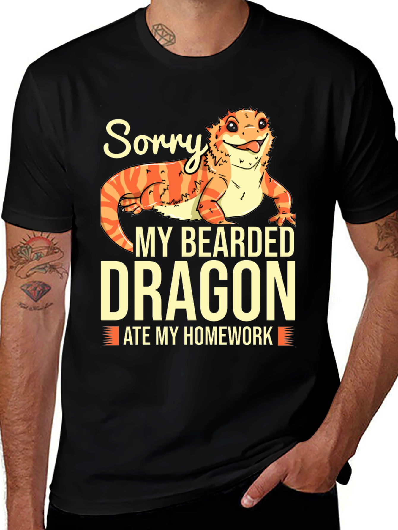Bearded Dragon Ate My Homework T-Shirt