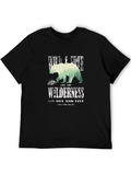 Wilderness Bear Graphic T-Shirt - Adventure Ready
