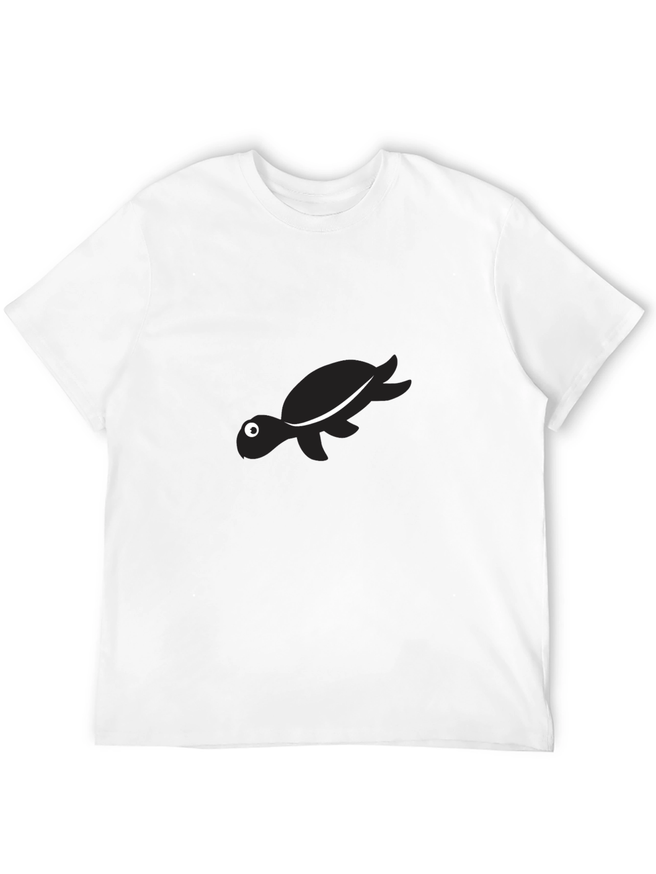 Black Turtle Tee - Casual Comfort