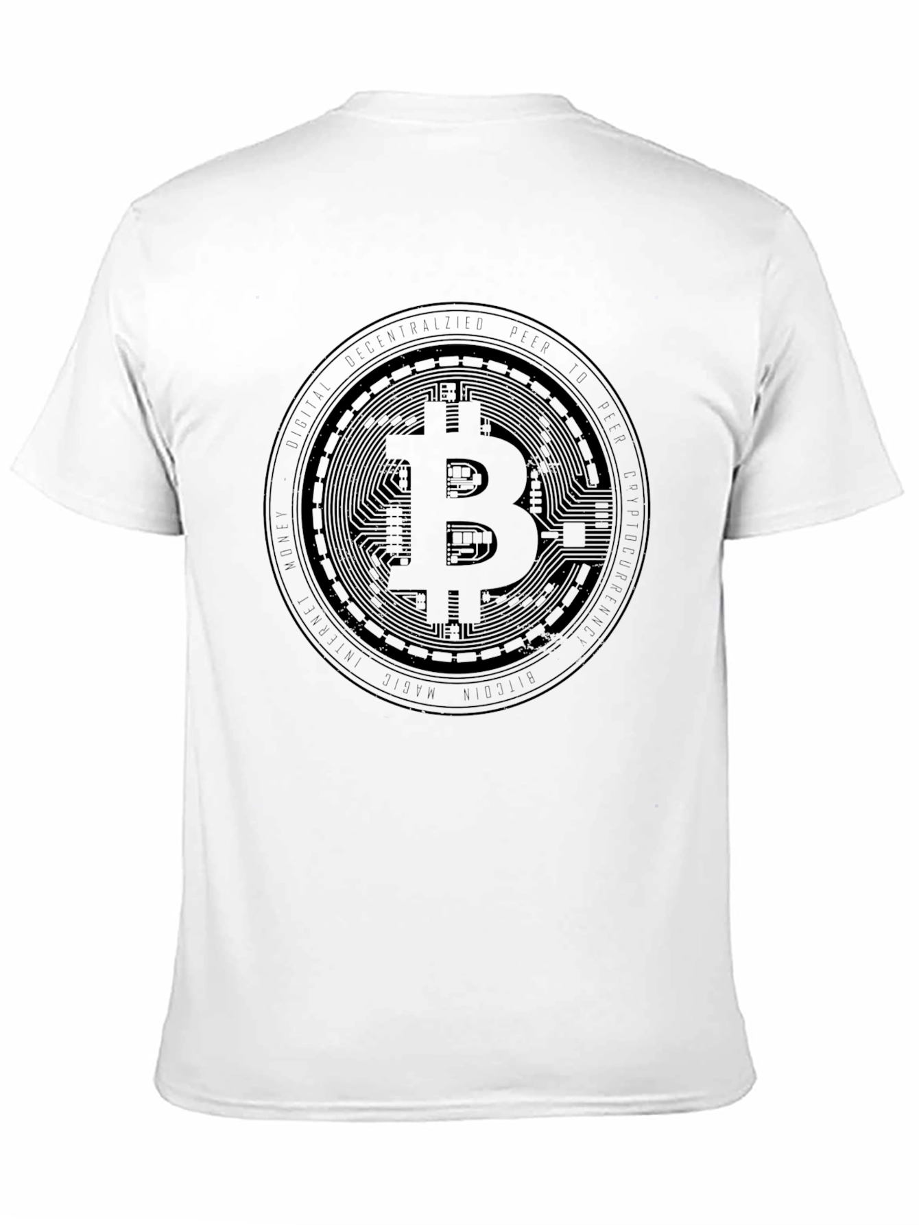 Bitcoin Black Tee - Crypto Enthusiast Apparel