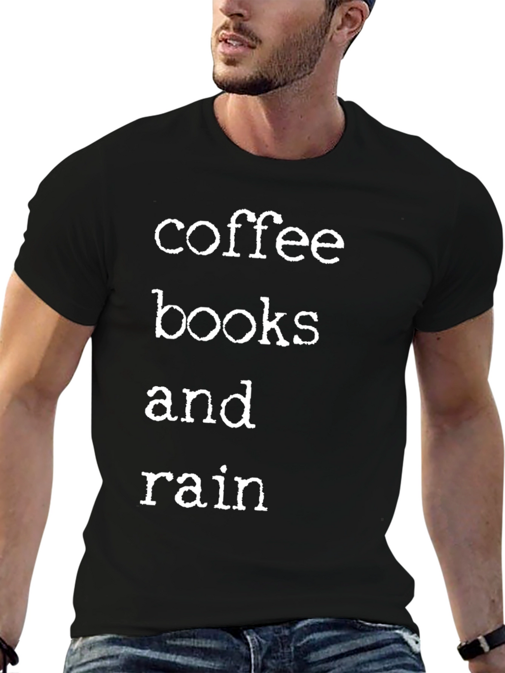 Coffee Books and Rain T-Shirt