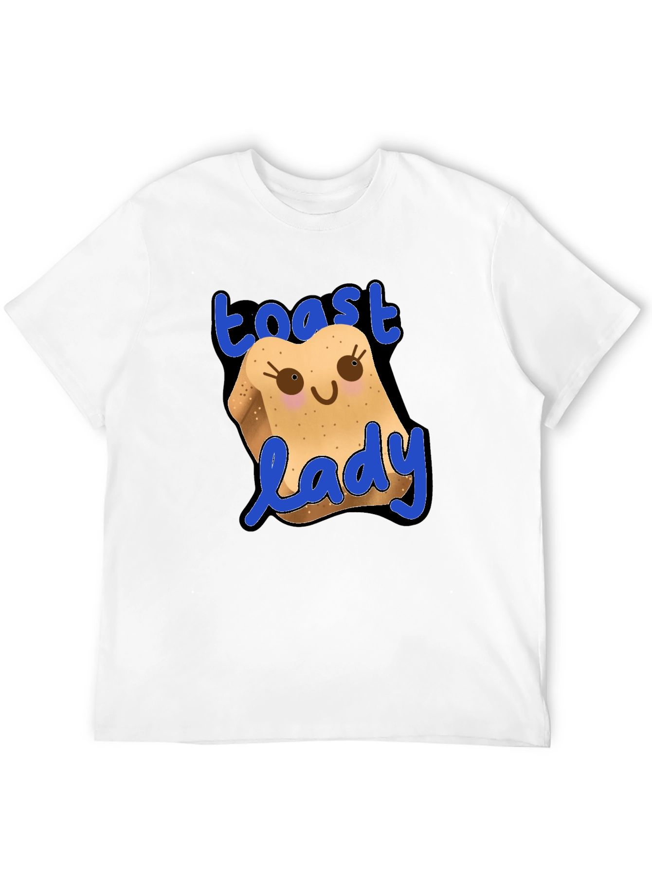 Toast Lady Funny Graphic T-Shirt