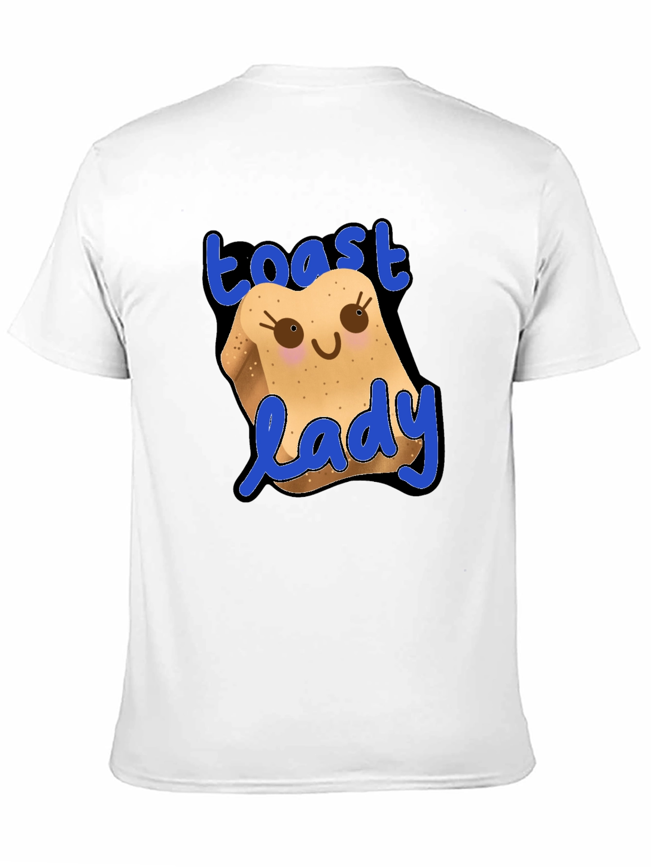 Toast Lady Funny Graphic T-Shirt