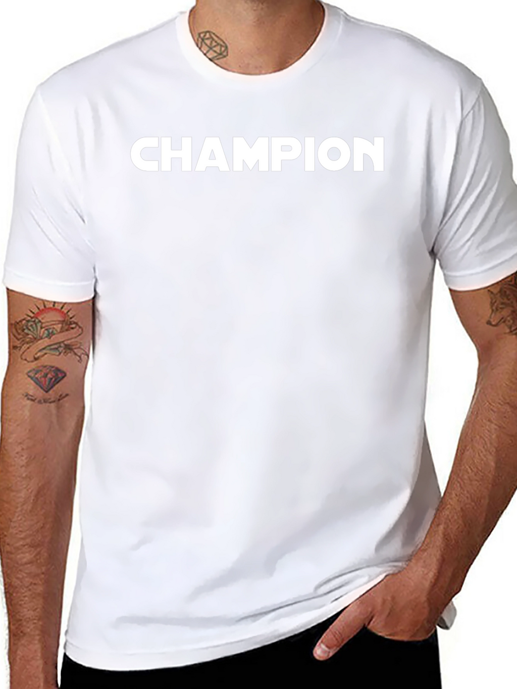 Champion Black T-Shirt