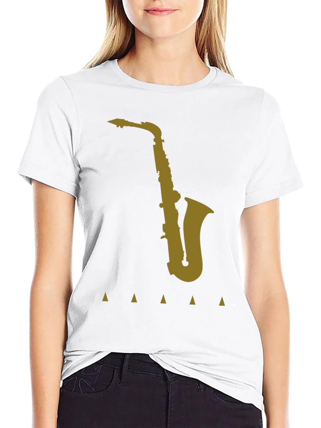 Saxophone Graphic Tee - Classic Music Lover Shirt