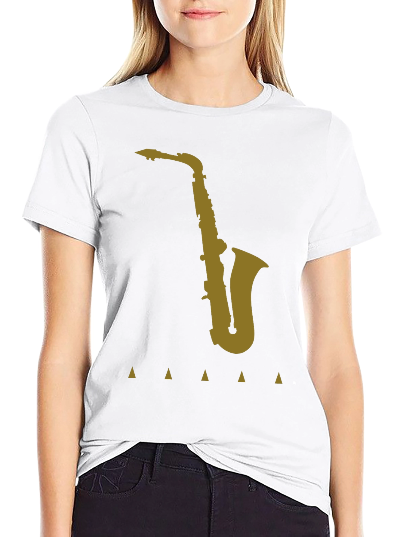 Saxophone Graphic Tee - Classic Music Lover Shirt