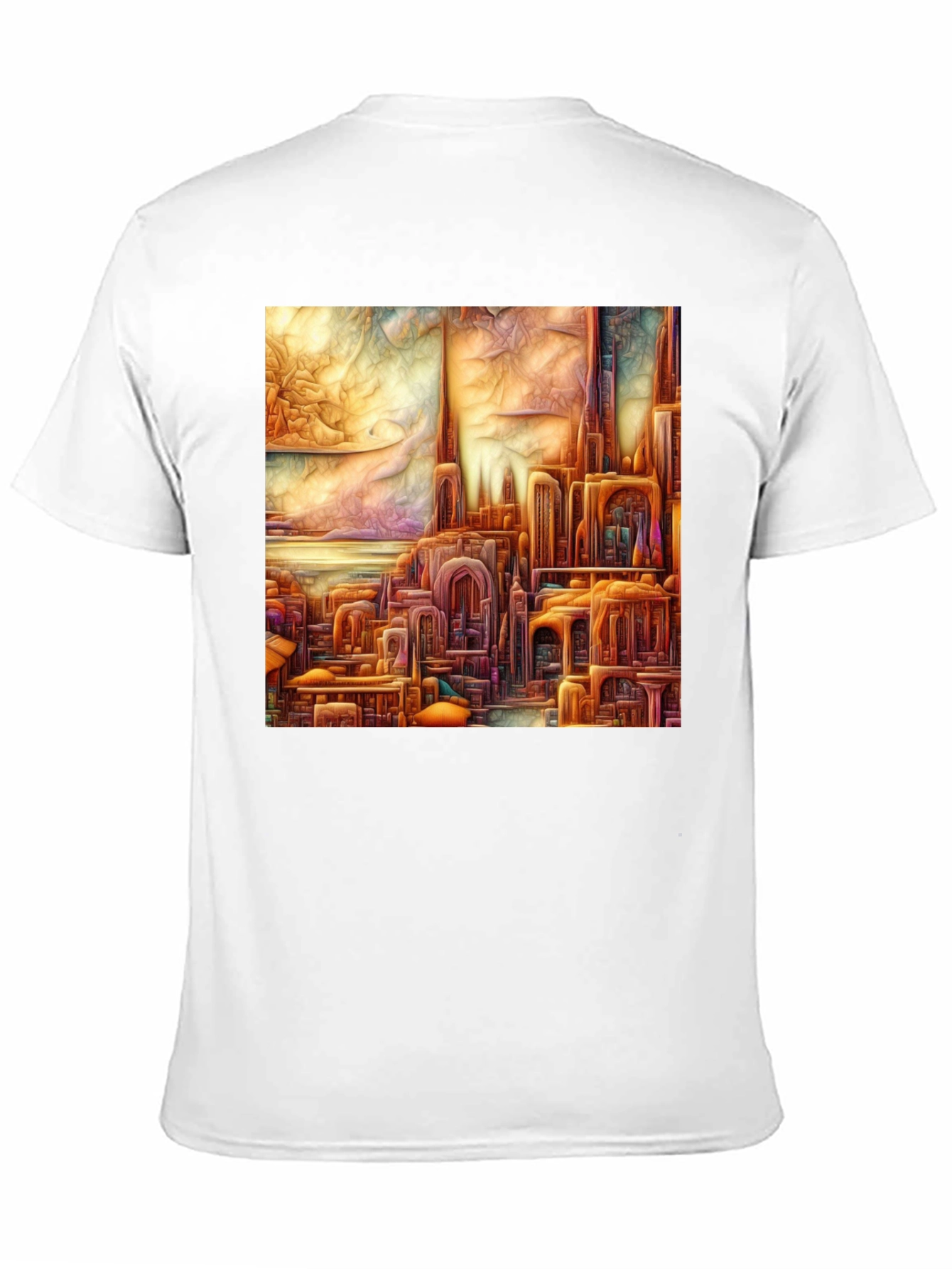 Art Nouveau Cityscape Graphic Tee