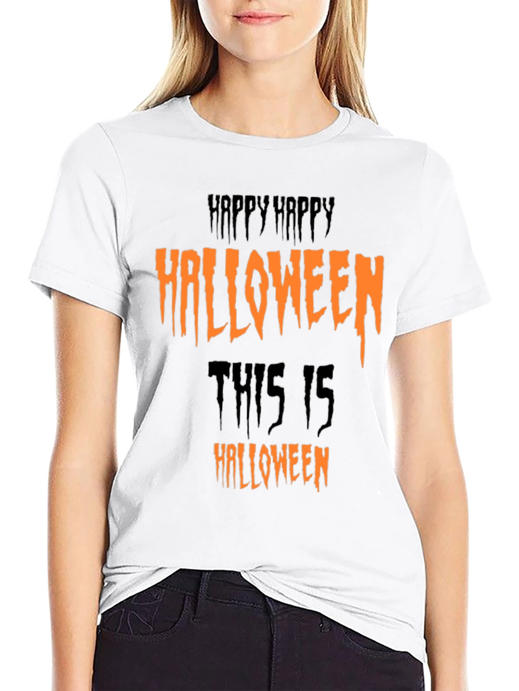 Happy Halloween Graphic Tee - Spooky Season Shirt