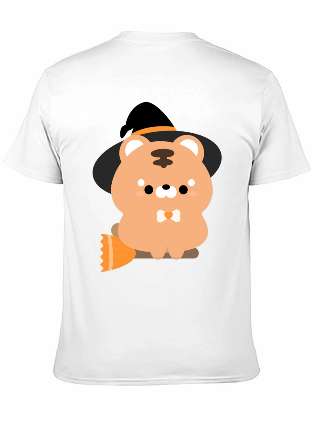 Cute Halloween Bear Witch Graphic Tee