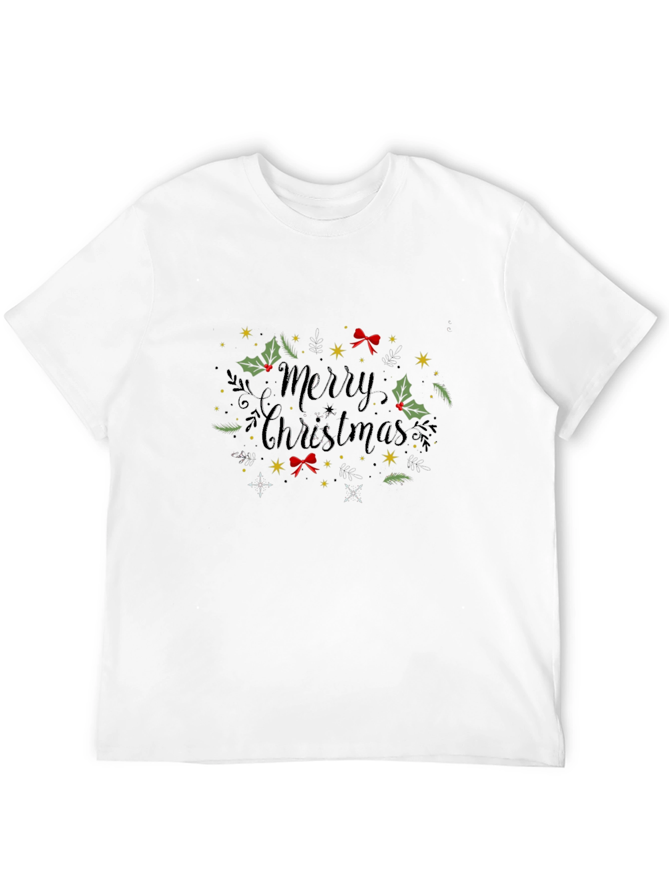 Merry Christmas Graphic Tee - Holiday Style