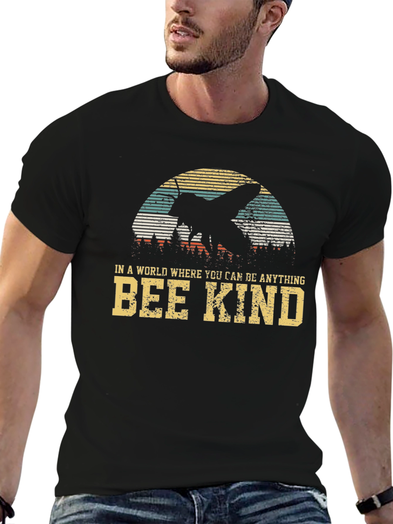 Bee Kind T-Shirt - Retro Style Graphic Tee