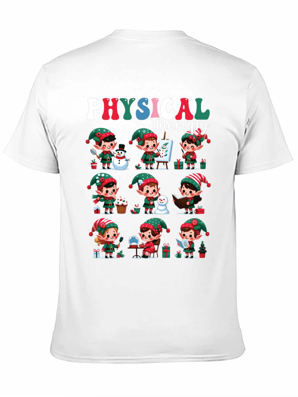 Christmas Physical Therapy Elf T-Shirt