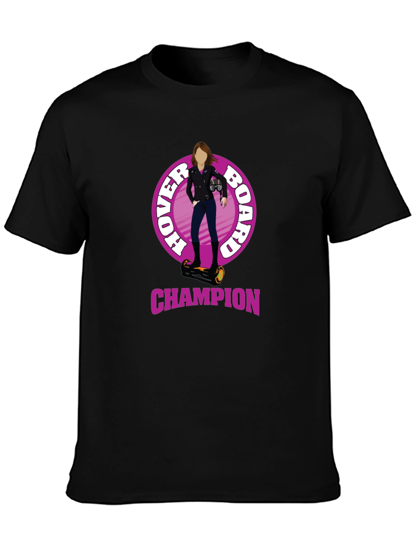 Hoverboard Champion Graphic Tee - Unique Design