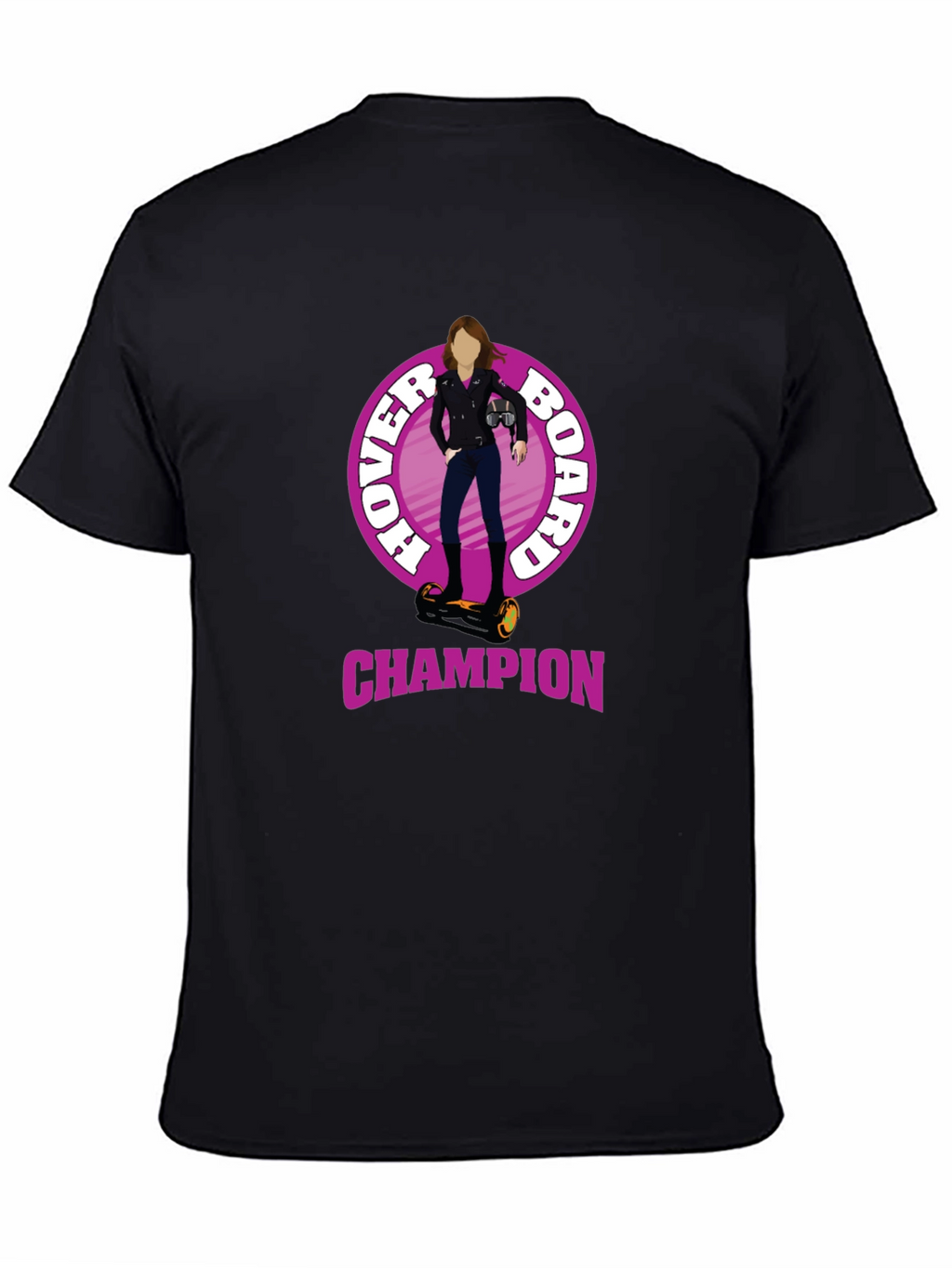 Hoverboard Champion Graphic Tee - Unique Design