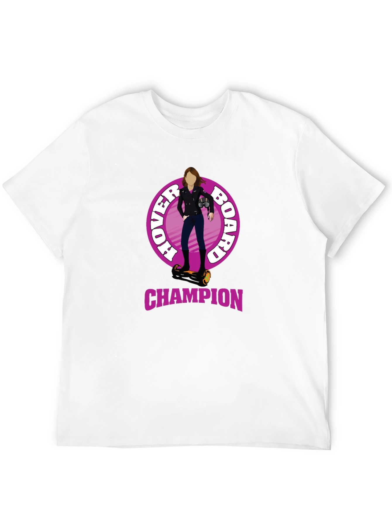 Hoverboard Champion Graphic Tee - Unique Design