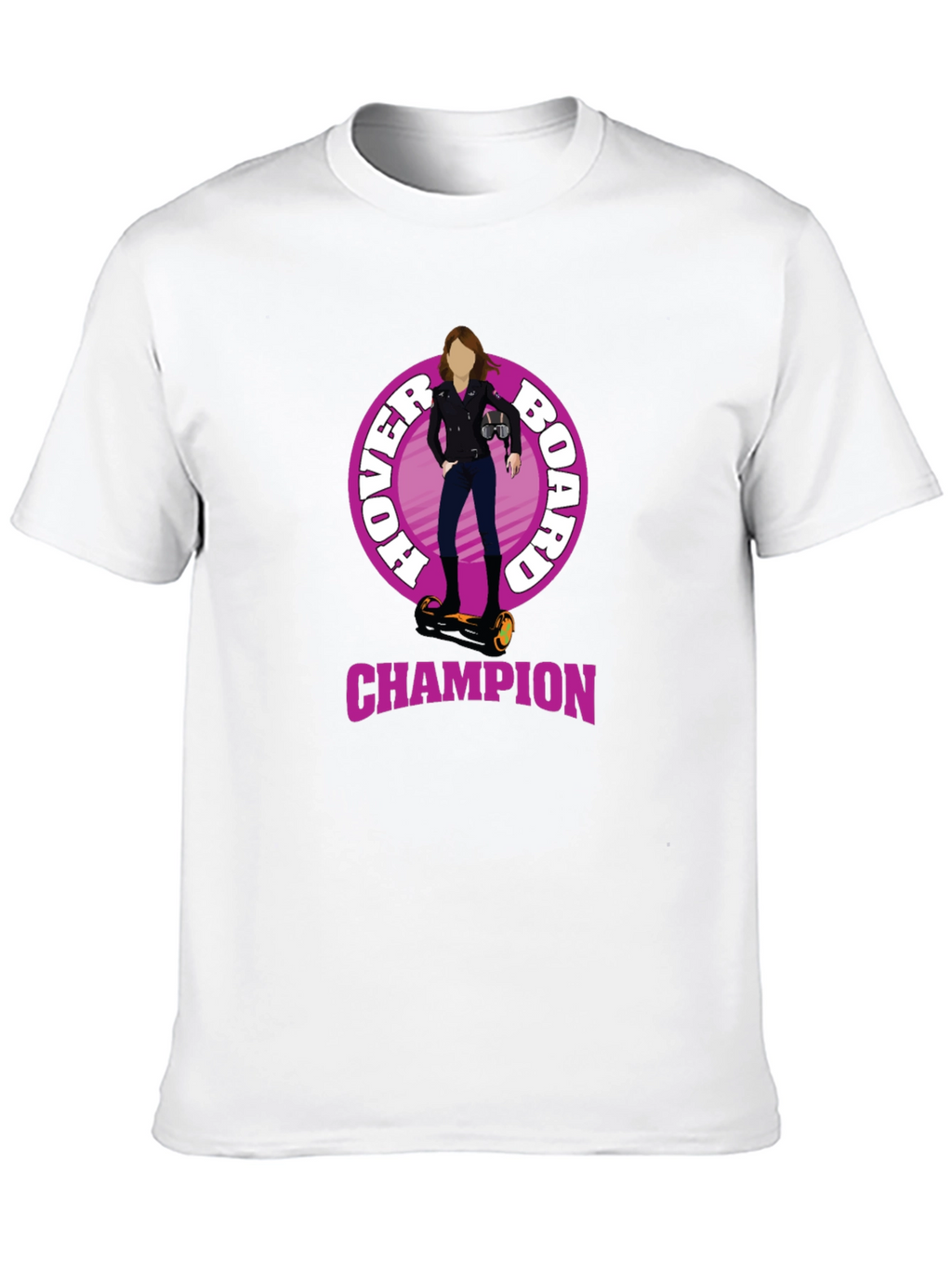 Hoverboard Champion Graphic Tee - Unique Design