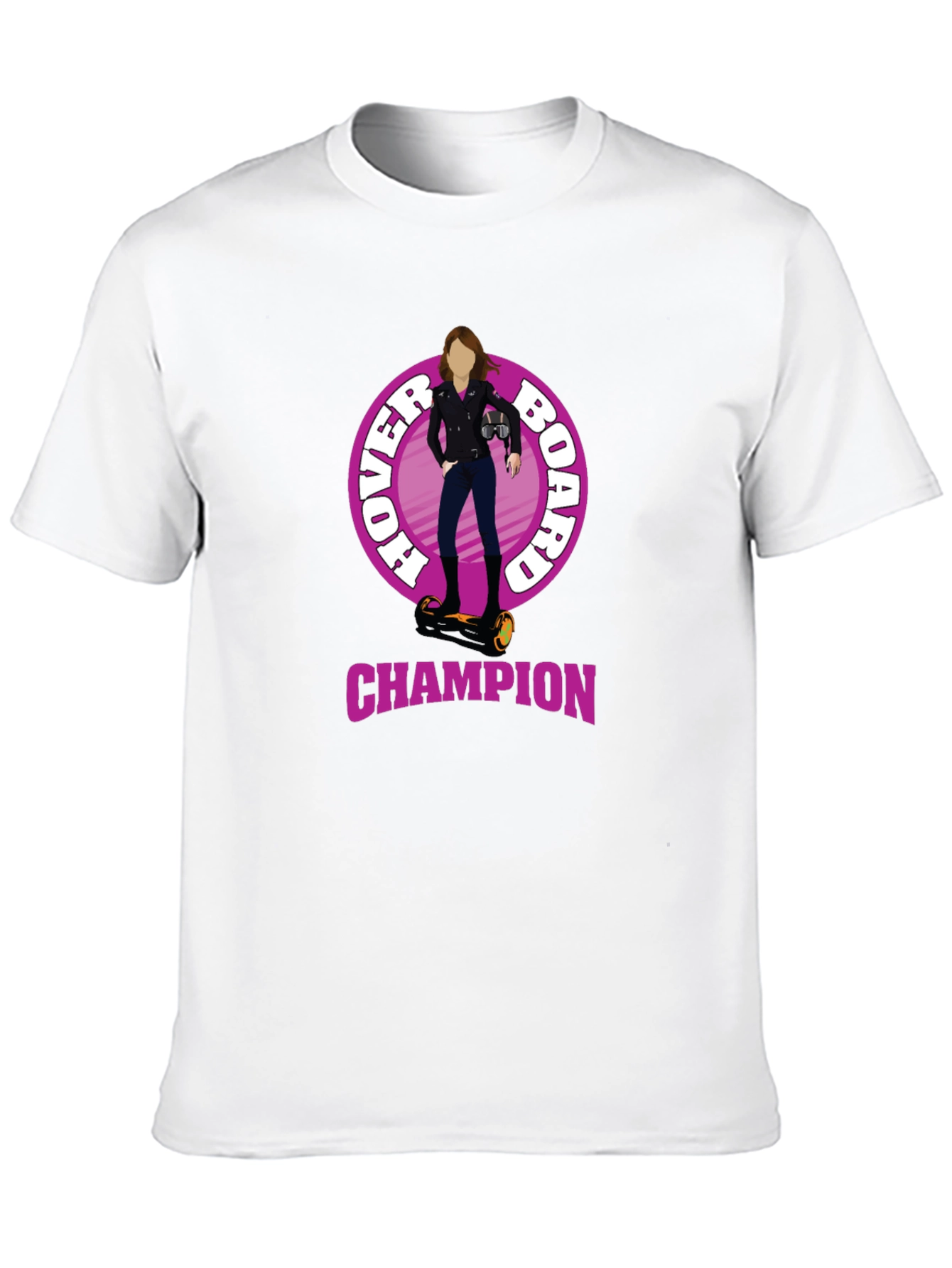 Hoverboard Champion Graphic Tee - Unique Design
