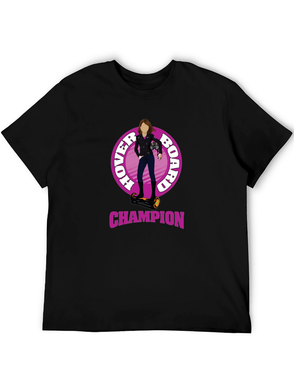 Hoverboard Champion Graphic Tee - Unique Design