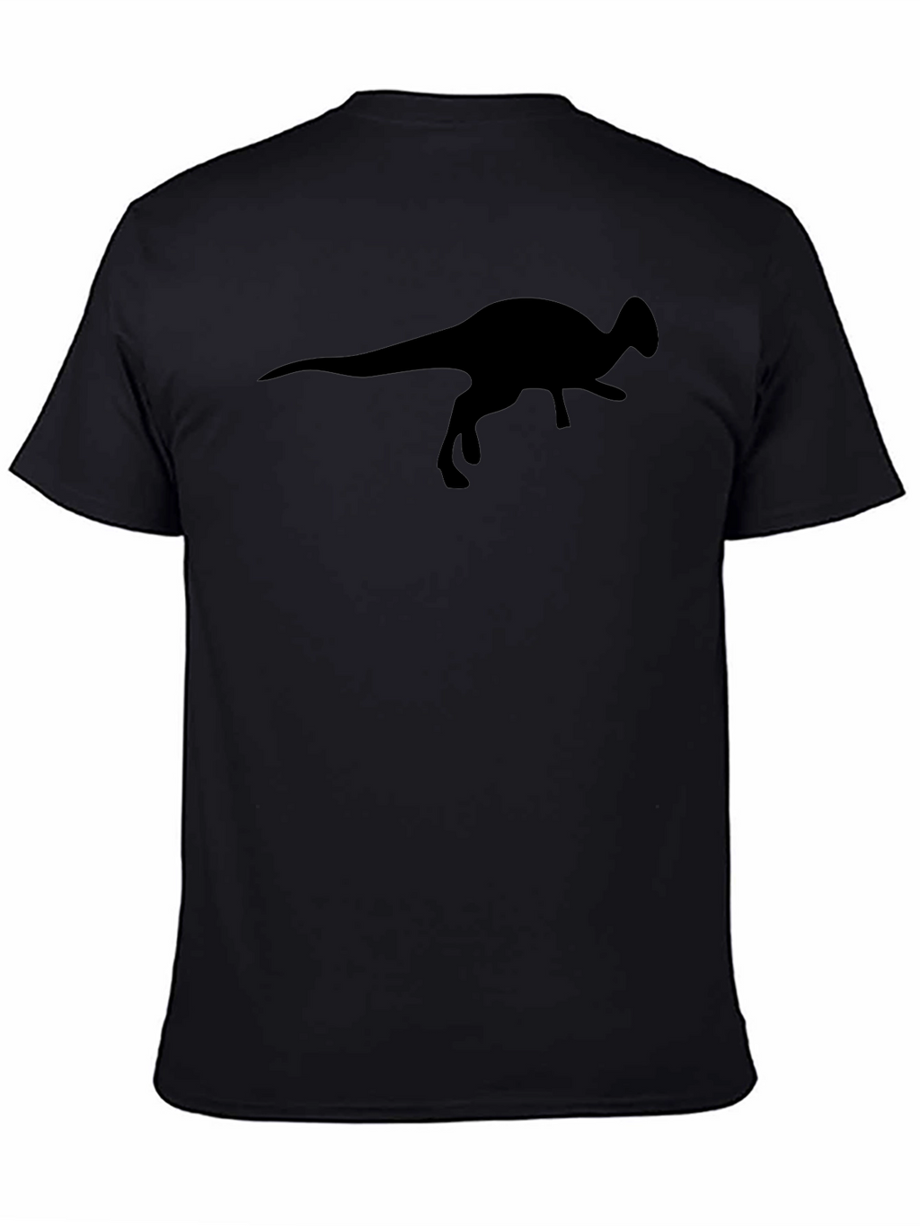 Dinosaur Silhouette Black T-Shirt