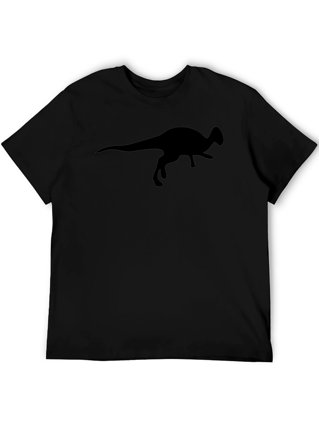 Dinosaur Silhouette Black T-Shirt