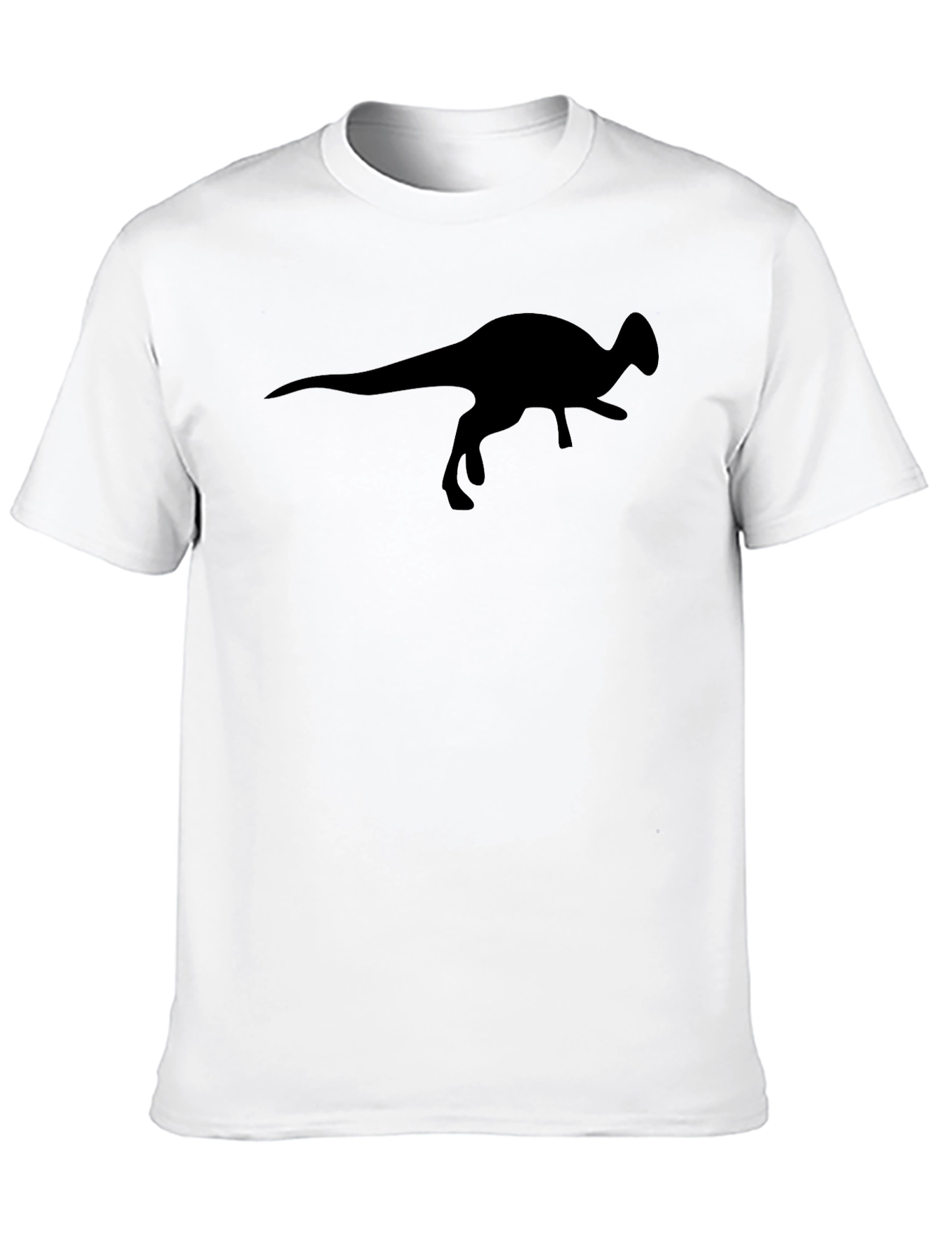 Dinosaur Silhouette Black T-Shirt