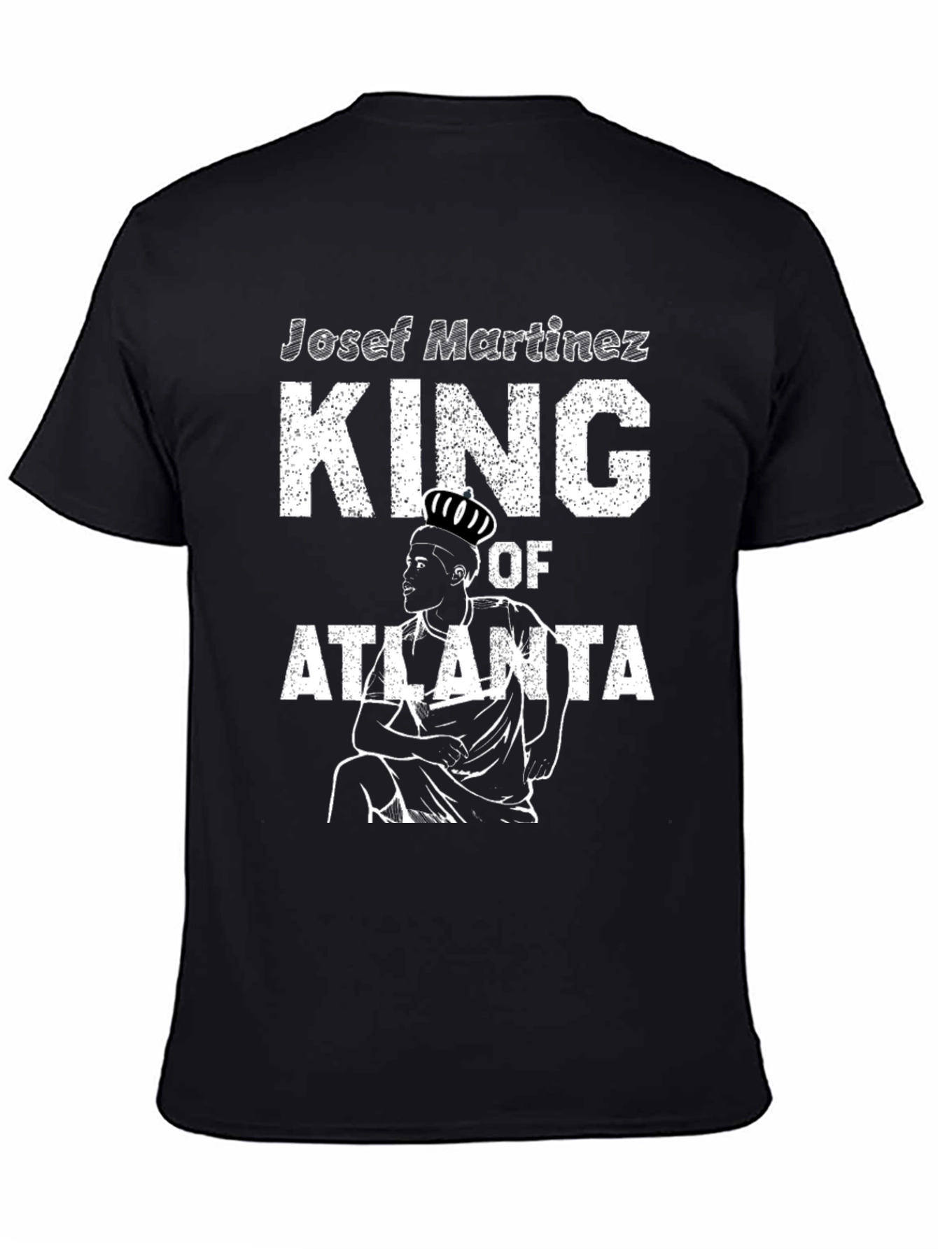 Josef Martinez King of Atlanta Black T-Shirt