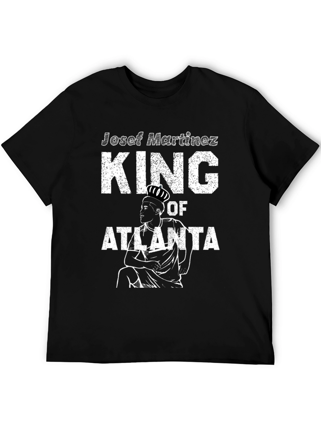 Josef Martinez King of Atlanta Black T-Shirt