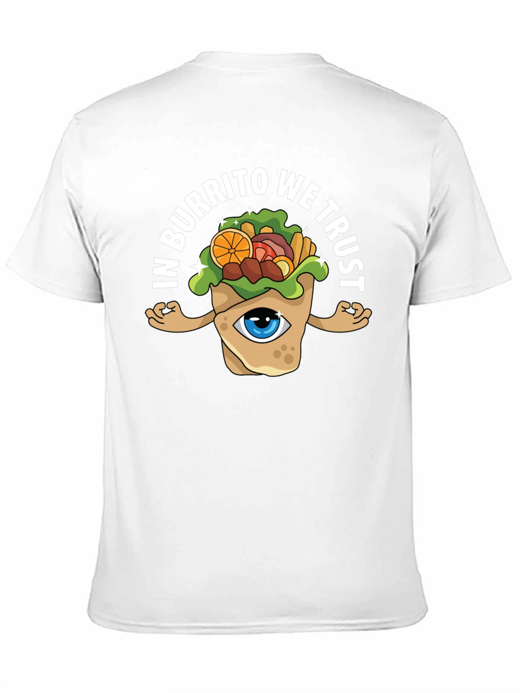 In Burrito We Trust Graphic Tee - Black