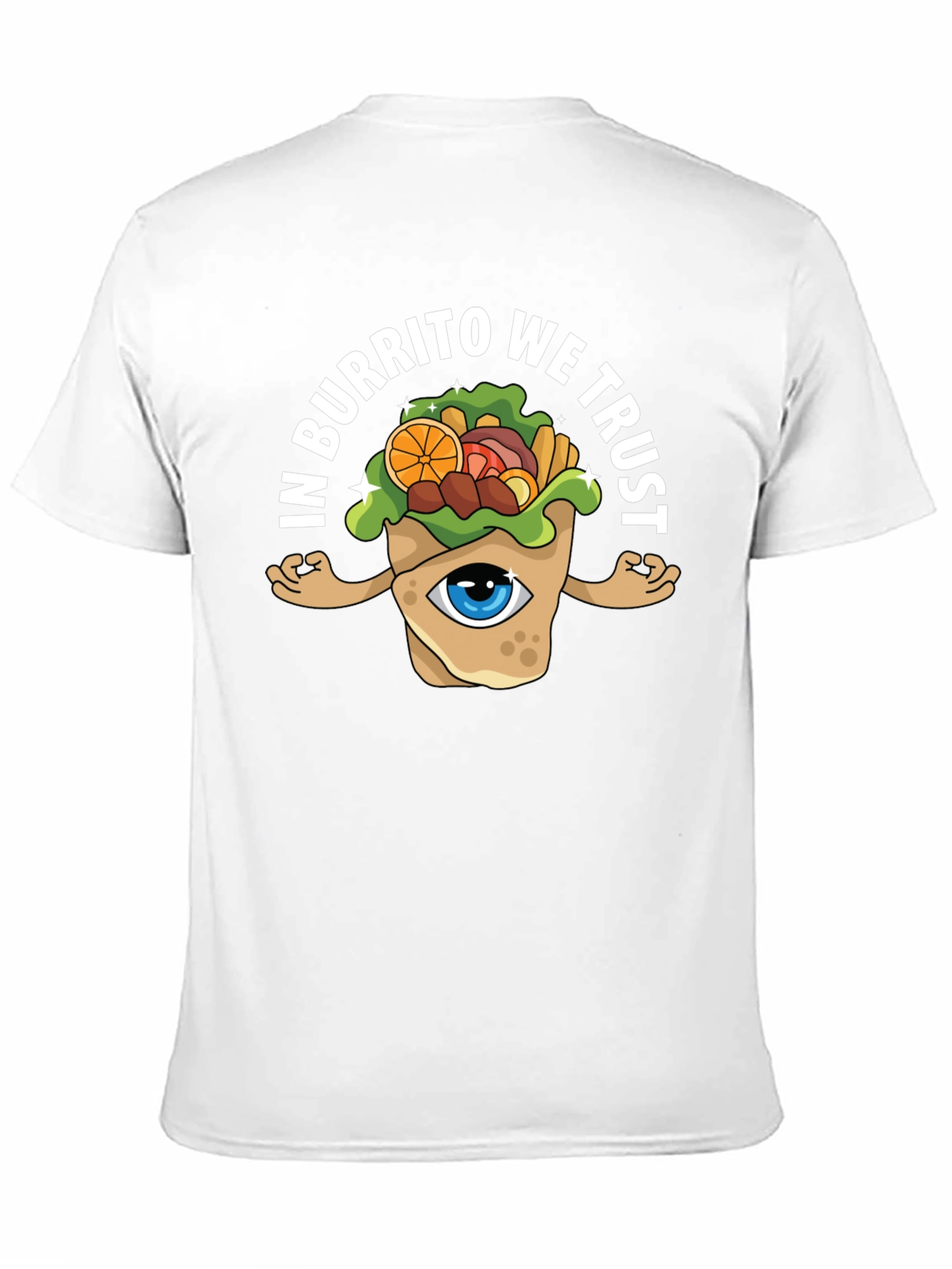 In Burrito We Trust Graphic Tee - Black