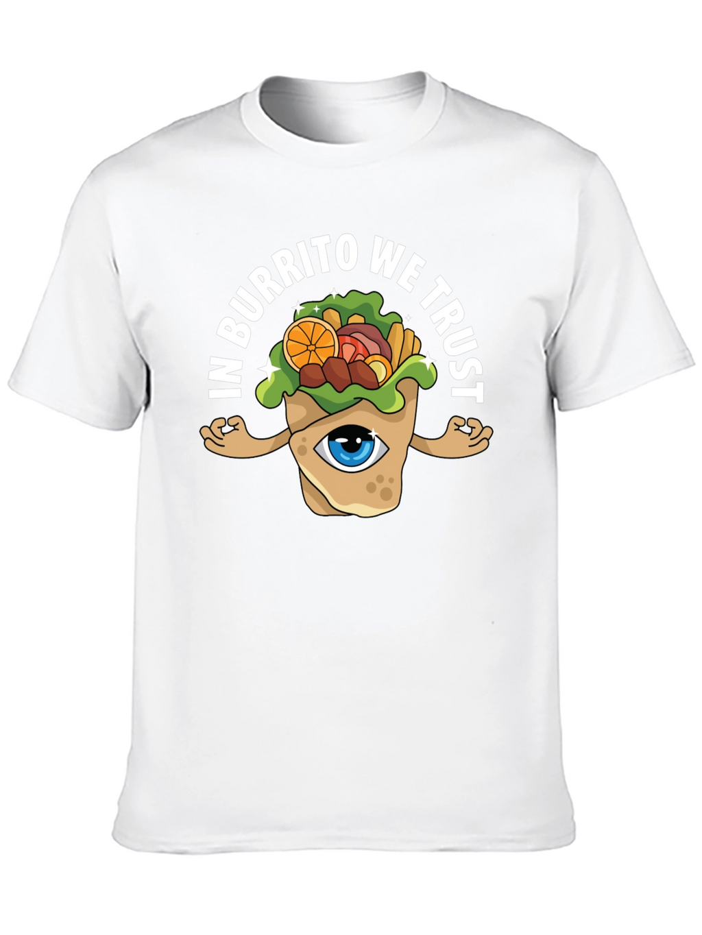 In Burrito We Trust Graphic Tee - Black