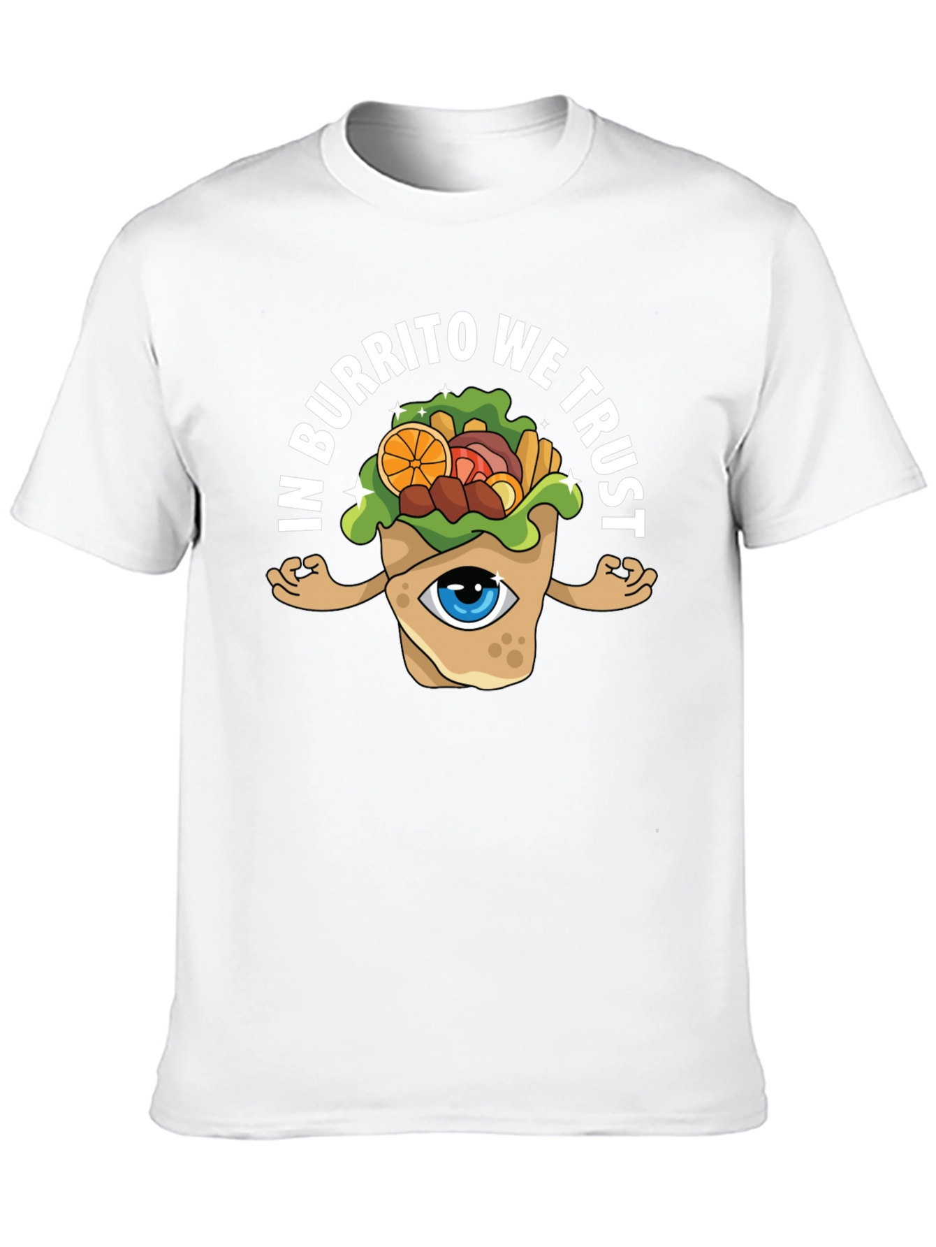 In Burrito We Trust Graphic Tee - Black