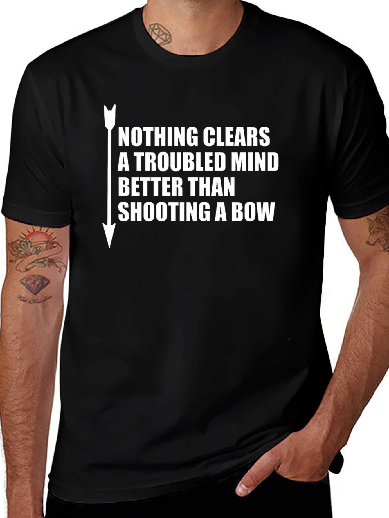 Archery T-Shirt: Nothing Clears A Troubled Mind