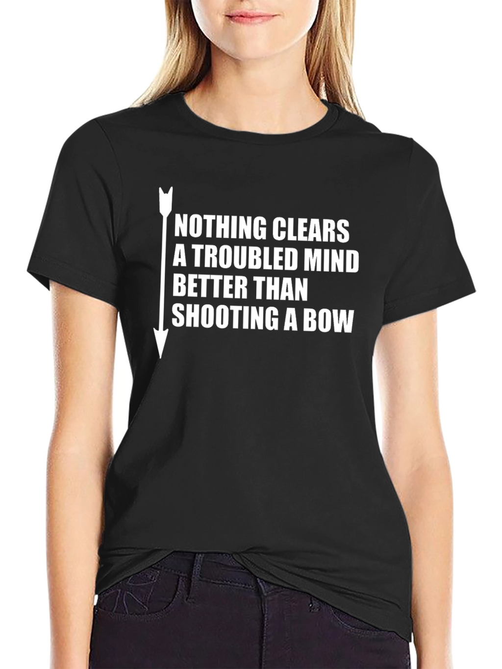 Archery T-Shirt: Nothing Clears A Troubled Mind