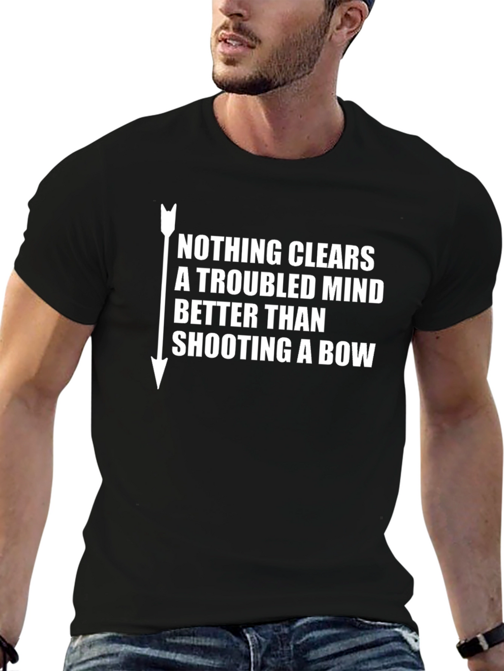 Archery T-Shirt: Nothing Clears A Troubled Mind