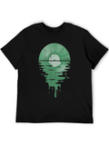 Retro Vinyl Record Graphic Tee