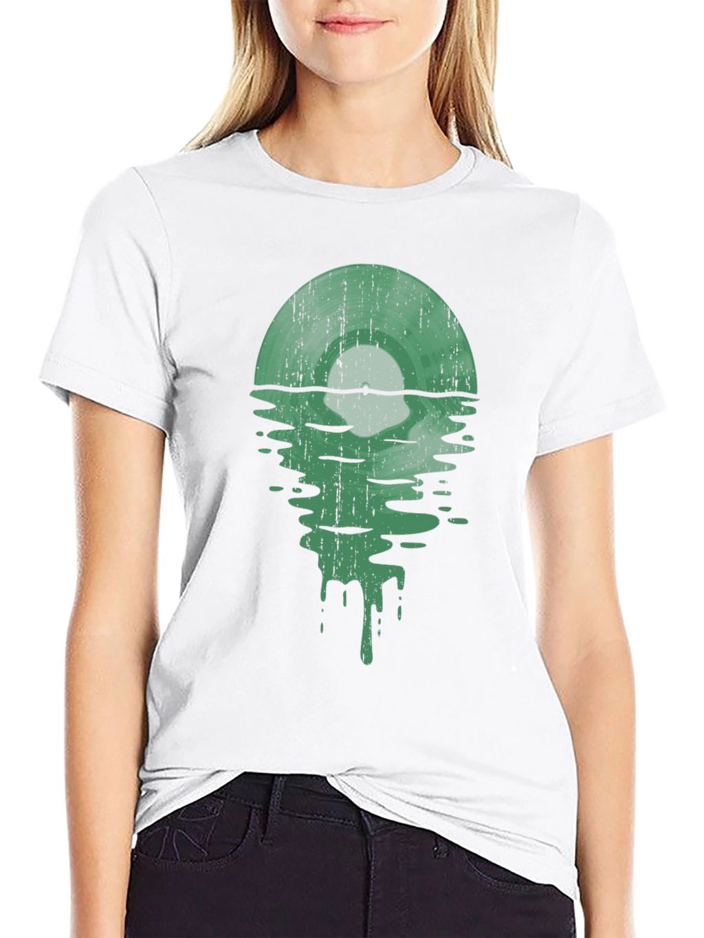 Retro Vinyl Record Graphic Tee