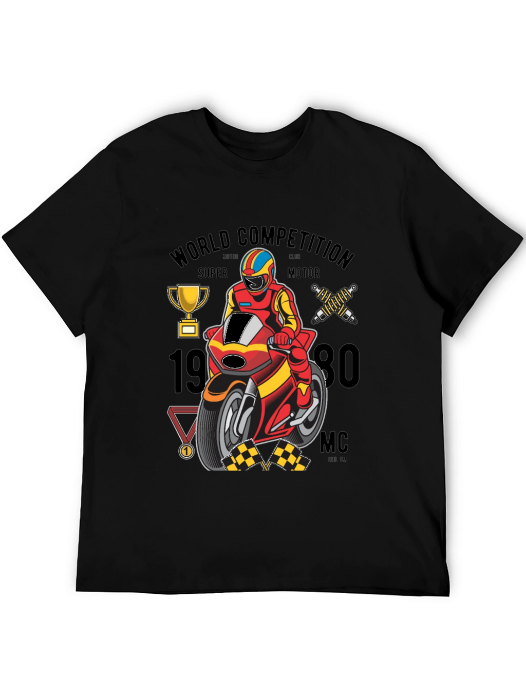 Motorcycle Racing Graphic Tee