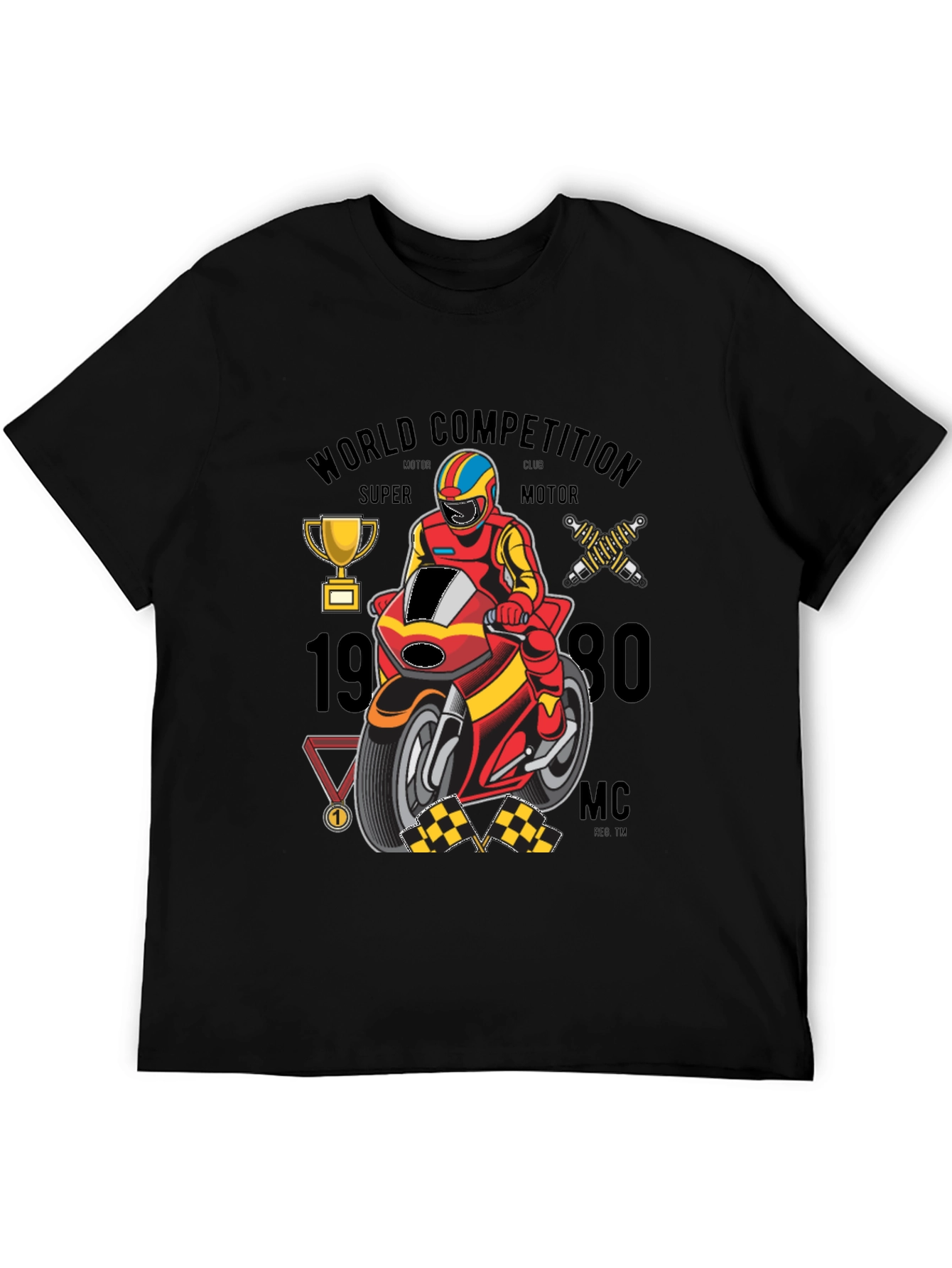 Motorcycle Racing Graphic Tee