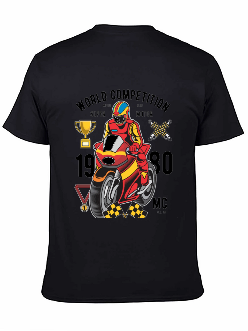 Motorcycle Racing Graphic Tee
