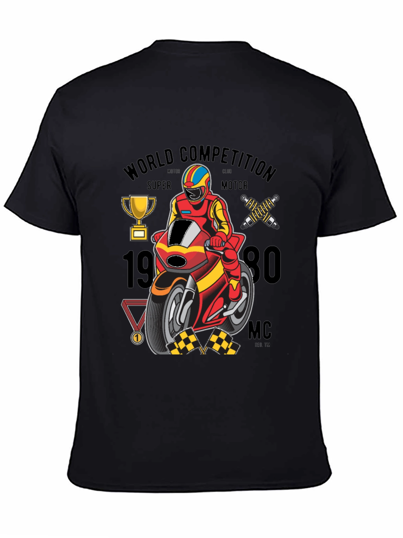 Motorcycle Racing Graphic Tee