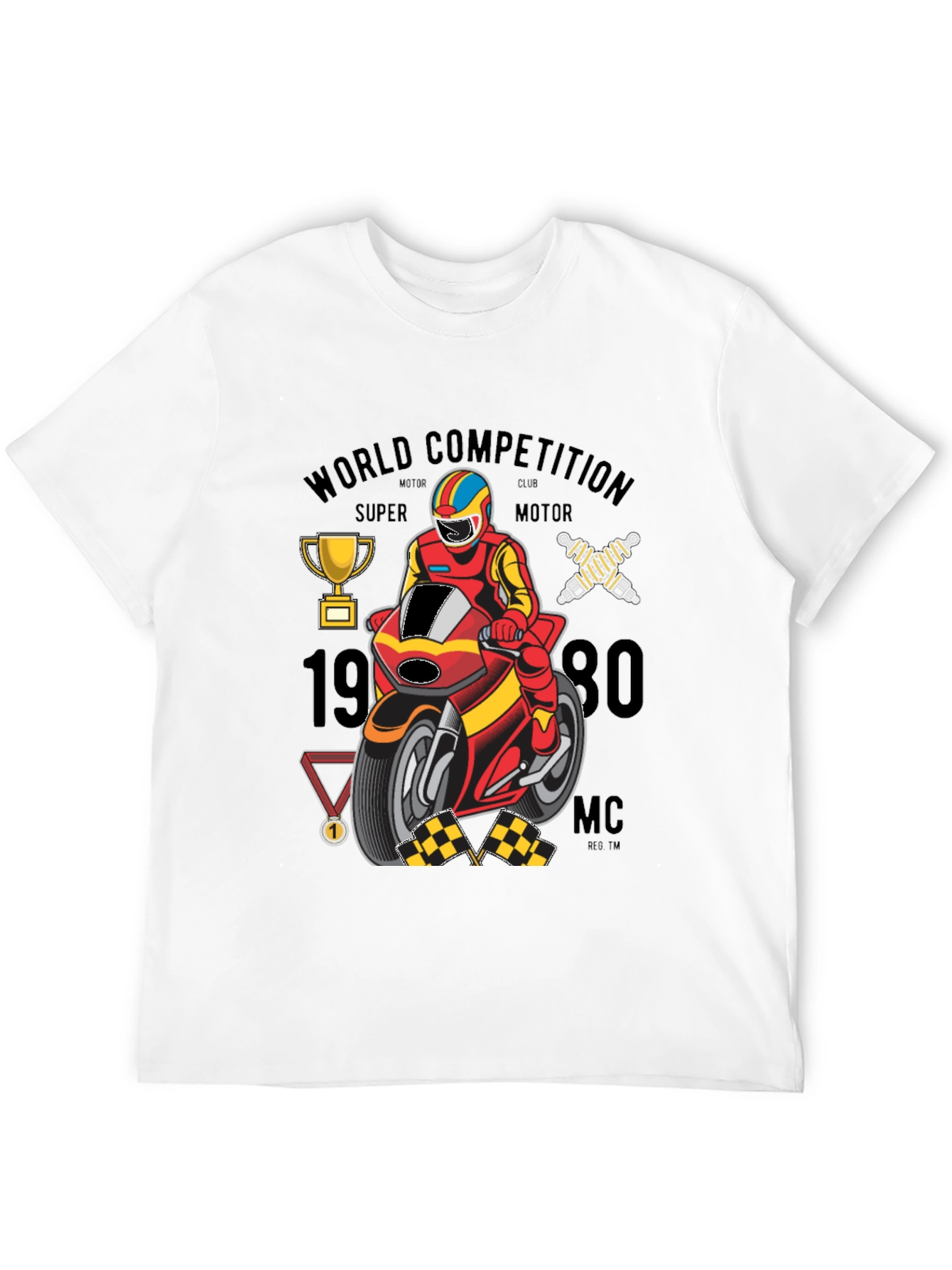 Motorcycle Racing Graphic Tee