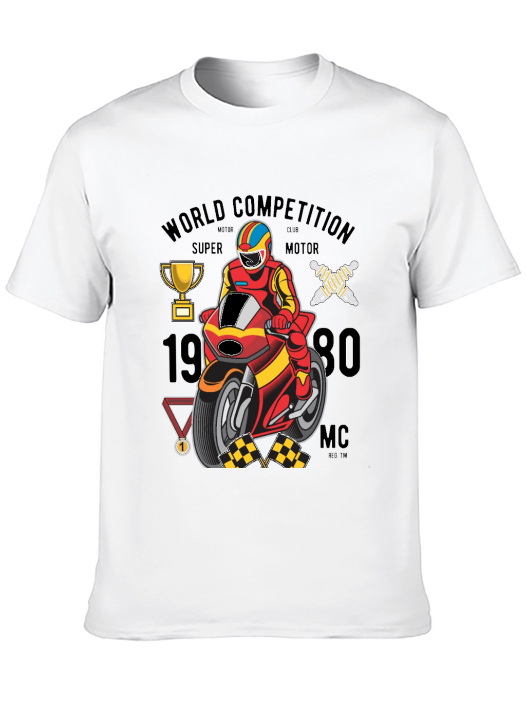 Motorcycle Racing Graphic Tee
