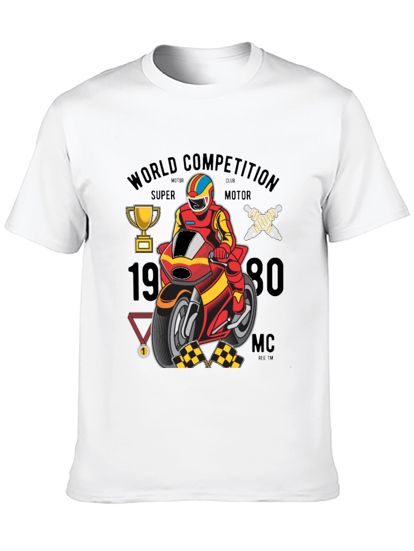 Motorcycle Racing Graphic Tee